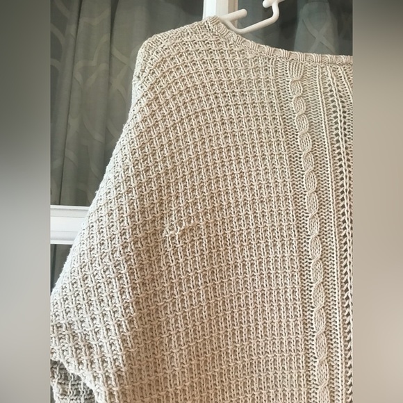 Roxy size S sweater dress in off-white super light tan - beautiful condition - Picture 2 of 11